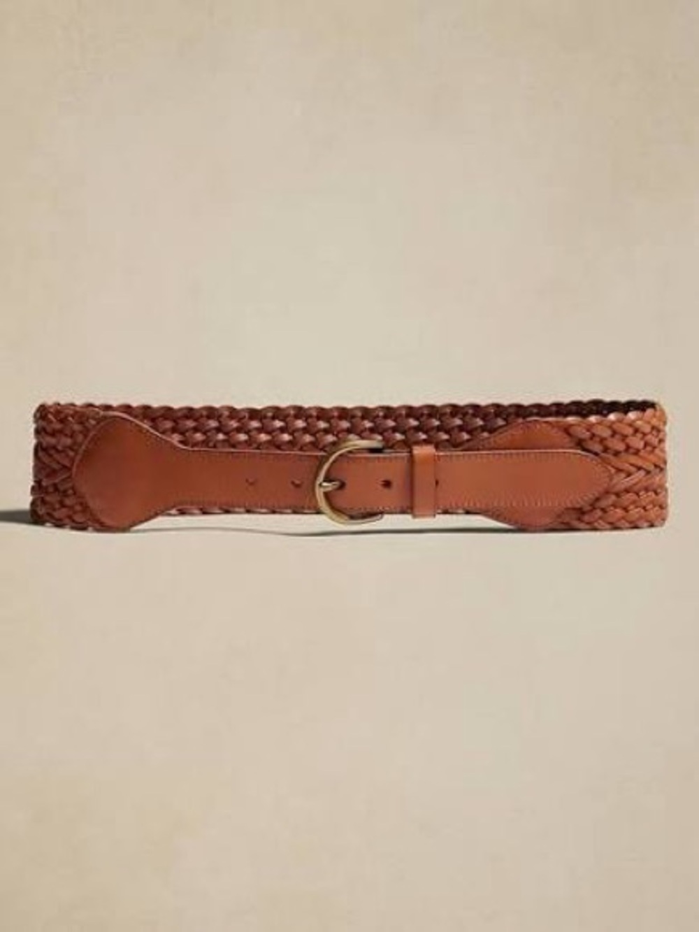 NWT Banana Republic Treccia Braided Leather Belt